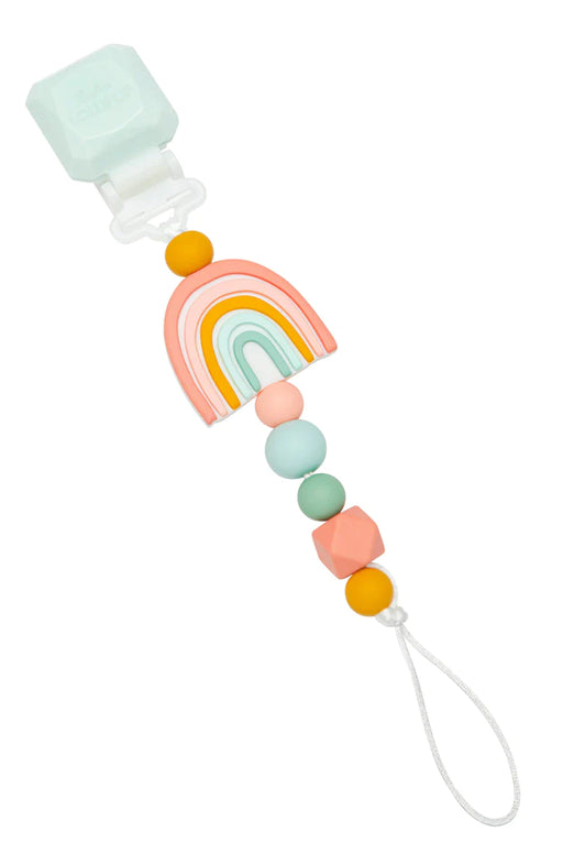Shop LouLou Lollipop Pacifier Clip, Darling, Rainbow at Goodbuygears