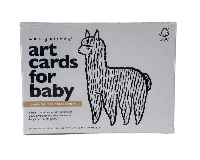 Shop Wee Gallery Art Cards, Baby Animals at Goodbuygears
