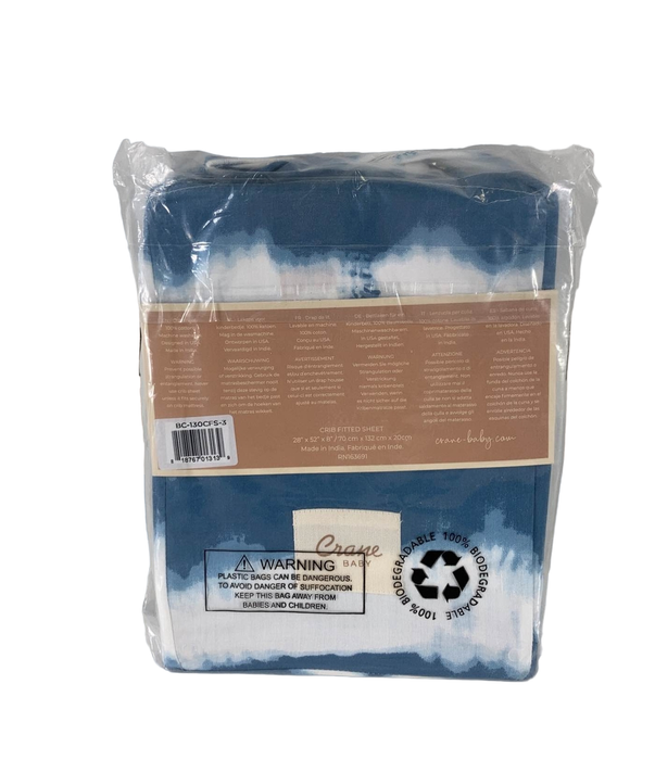 Shop Crane Baby Crib Fitted Sheet, Caspian Tie Dye at Goodbuygears