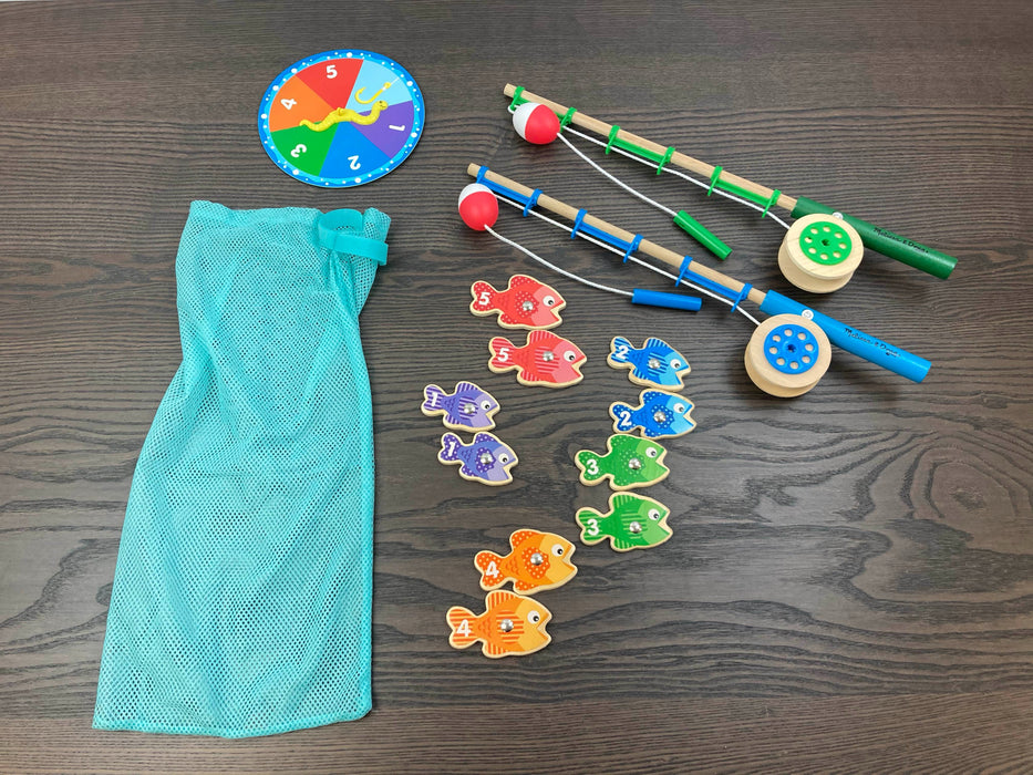 used Melissa & Doug Catch & Count Magnetic Fishing Rod Set
