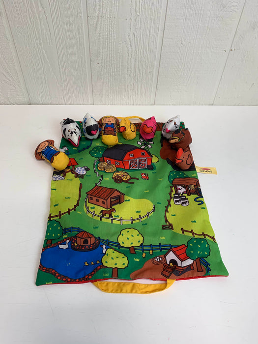 used Melissa & Doug Take-Along Farm Baby and Toddler Play Mat