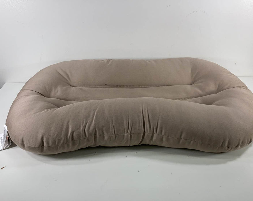 used Snuggle Me Organic Sensory Infant Lounger, Oak (Tan)