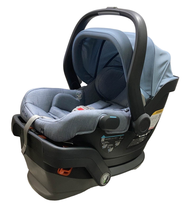 Shop UPPAbaby MESA V2 Infant Car Seat, Gregory (Blue Melange Merino Wool), 2023 at Goodbuygears