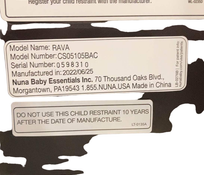 Shop Nuna RAVA Convertible Car Seat, Broken Arrow Caviar, 2022 at Goodbuygears