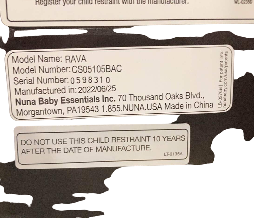 Shop Nuna RAVA Convertible Car Seat, Broken Arrow Caviar, 2022 at Goodbuygears
