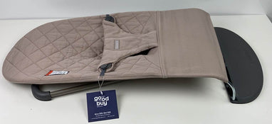 Shop BabyBjorn Bouncer Bliss, Sand Gray Cotton Classic Quilt at Goodbuygears