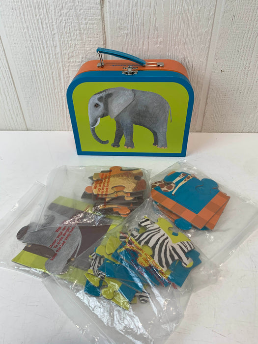 used Crocodile Creek Wild Safari Floor Puzzle