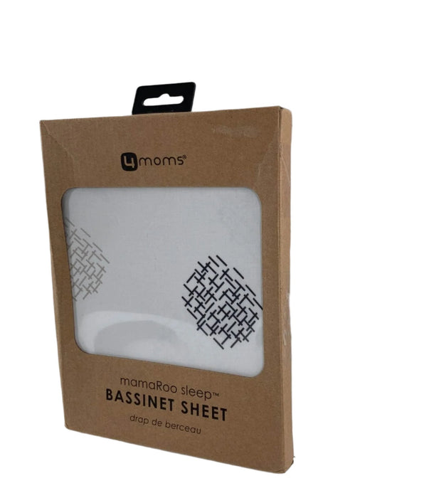 Shop 4moms MamaRoo Sleep Bassinet Sheet, White Crosshatch at Goodbuygears