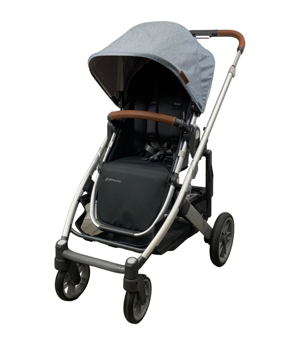 Shop UPPAbaby CRUZ V2 Stroller, 2023, Gregory (Blue Melange) at Goodbuygears
