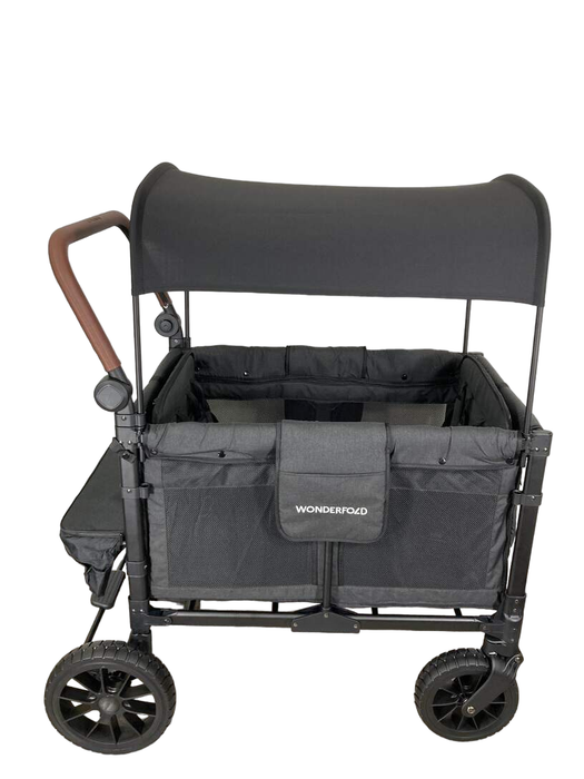 Shop Wonderfold W4 Luxe Quad Stroller Wagon, Volcanic Black, 2023 at Goodbuygears