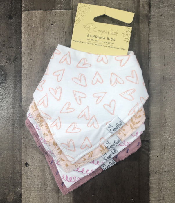 used Copper Pearl Bandana Bibs, Lola
