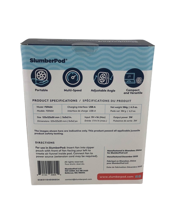 Shop SlumberPod 3.0 Sleep Canopy with Fan, Black with Gray Accents at Goodbuygears