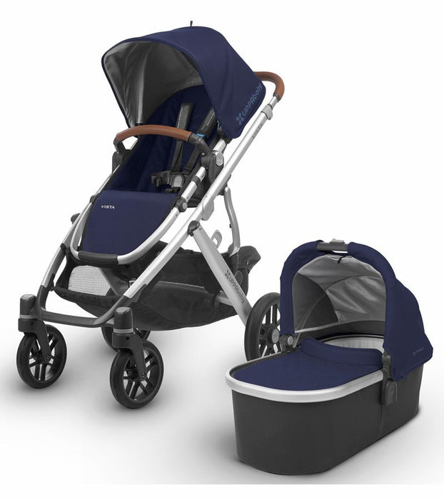 Shop UPPAbaby VISTA Stroller, Taylor (Indigo), 2018 at Goodbuygears