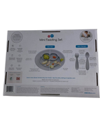 secondhand ezpz Mini Feeding Set, Gray