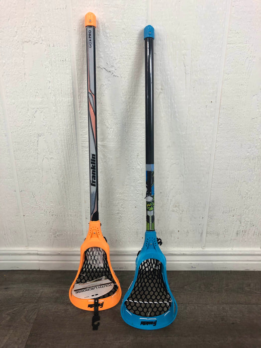 used Franklin Sports Youth Lacrosse Set