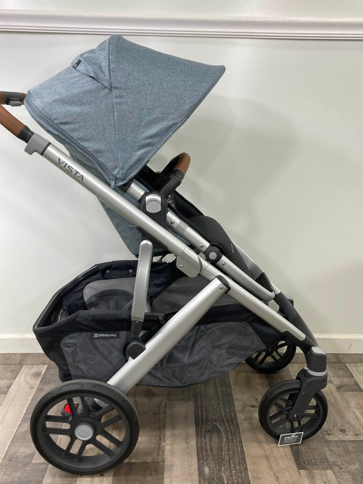 Shop UPPAbaby VISTA V2 Stroller, 2020, Gregory (Blue Melange) at Goodbuygears