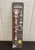 used Nattou Silicone Pacifier Clip