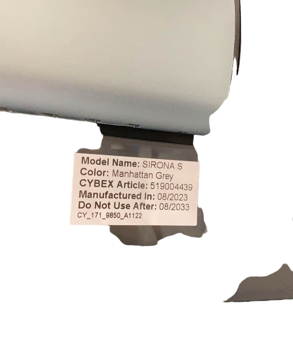Shop Cybex Sirona S With SensorSafe Convertible Car Seat, Manhattan Grey, 2023 at Goodbuygears
