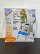 secondhand Mommy’s Helper Padded Potty Seat With Step Stool