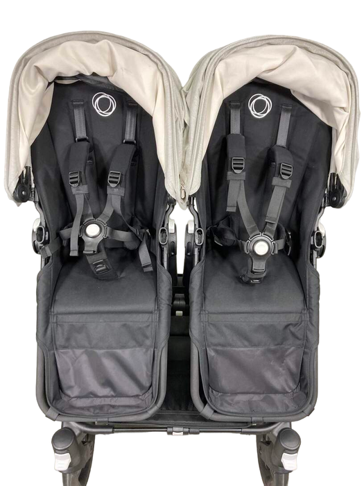 Shop Bugaboo Donkey 5 Duo Stroller, 2023, Black , Grey Melange at Goodbuygears