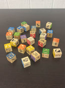 secondhand BUNDLE Wooden Alphabet Blocks