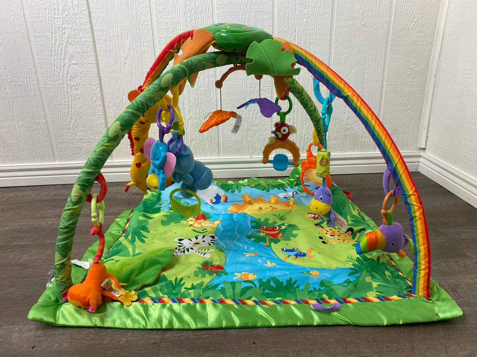 Shop Fisher Price Rainforest Melodies and Lights Deluxe Gym at Goodbuygears