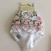 secondhand Copper Pearl Bandana Bibs, In olive