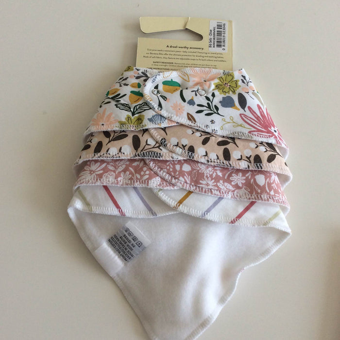 secondhand Copper Pearl Bandana Bibs, In olive