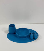 secondhand ezpz First Foods Set, Blue