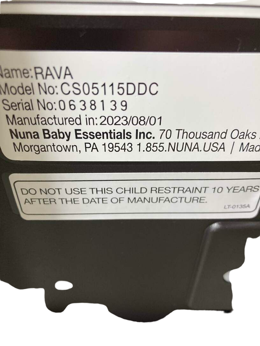 Shop Nuna RAVA Convertible Car Seat, Droplet Dot, 2023 at Goodbuygears
