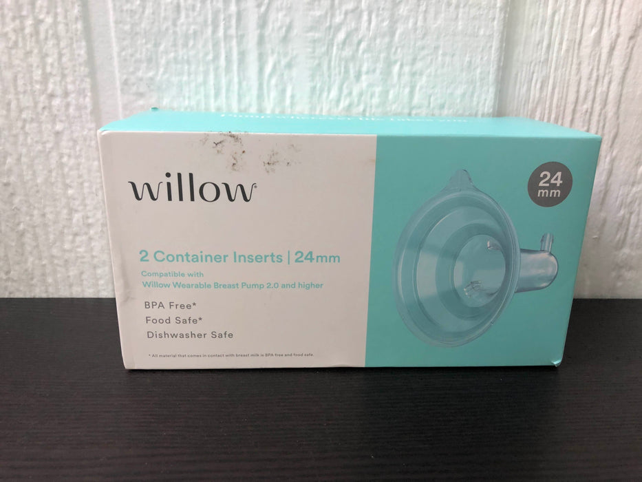 used Willow Milk Container Inserts For 2.0 Or 3.0, 24 mm