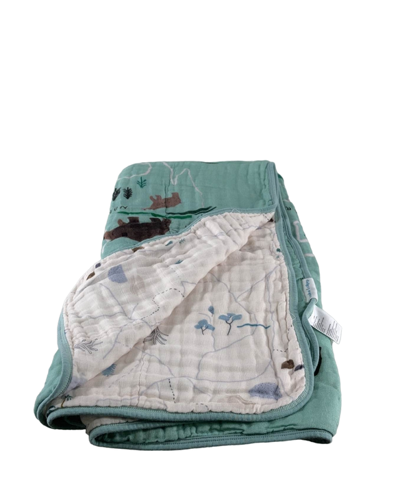 secondhand LouLou Lollipop Deluxe Muslin Baby Quilt