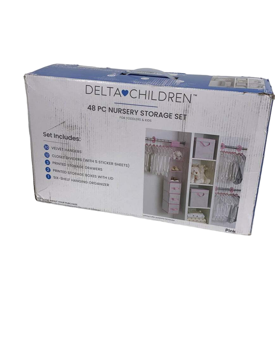 Shop Delta Children 48-Piece Nursery Storage Set, Infinity Pink at Goodbuygears