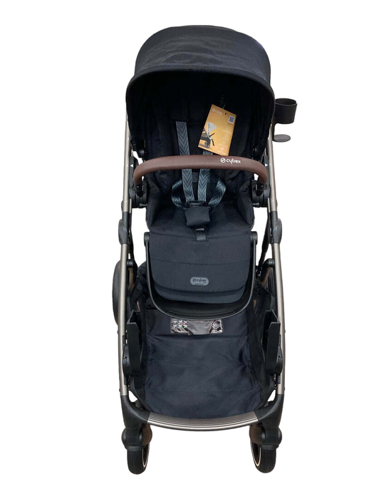 Shop Cybex Gazelle S Modular Stroller, 2023, Taupe Frame, Moon Black at Goodbuygears