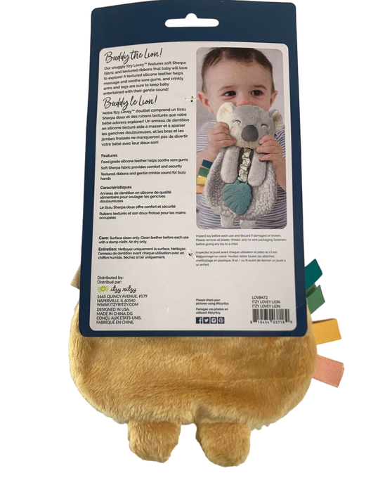 Shop Itzy Ritzy Lovey Teether Toy, Lion at Goodbuygears