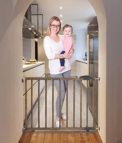 Shop Dreambaby Nottingham Wooden Walk Through Gro-Gate, Driftwood Grey at Goodbuygears