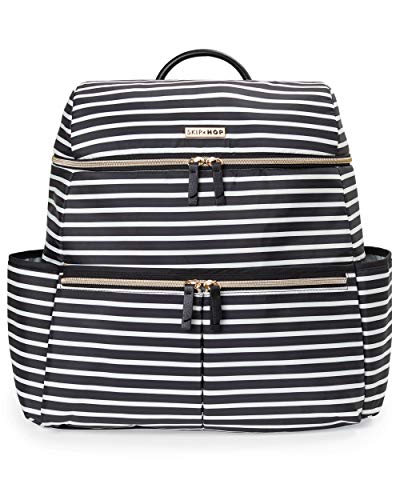 Shop Skip Hop Flatiron Diaper Bag, Black & White Stripe at Goodbuygears