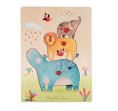 used Moulin Roty Les Papoum Puzzle