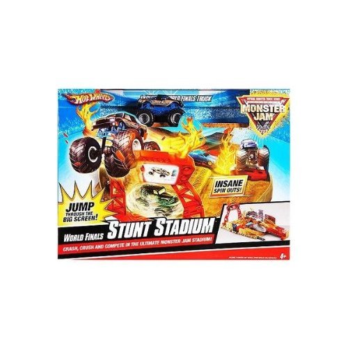 used Hot Wheels Monster Jam World Finals Stunt Stadium