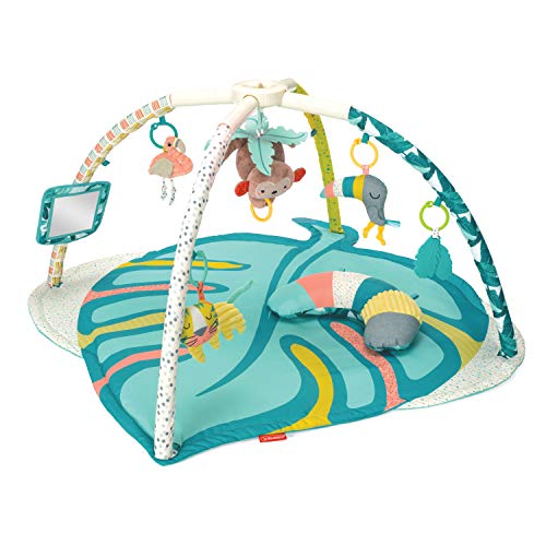 Shop Infantino 4-in-1 Deluxe Twist & Fold Activity Gym & Play Mat, Tropical at Goodbuygears