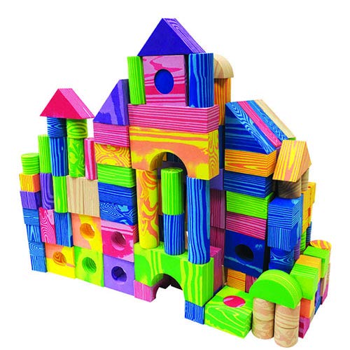 Wood Grain Foam Blocks
