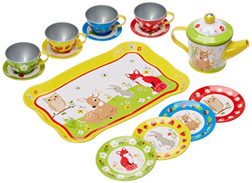 used Schylling Tin Tea Set