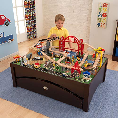 Shop KidKraft Metropolis Train Table and Set at Goodbuygears