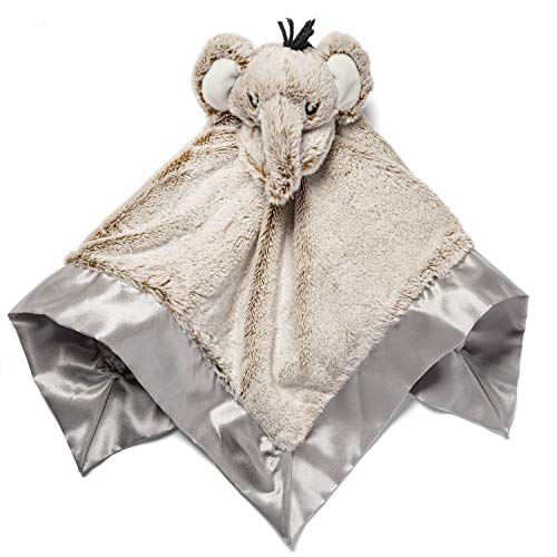 used Lucy Darling Lovey Security Blanket, Animal Lover Elephant