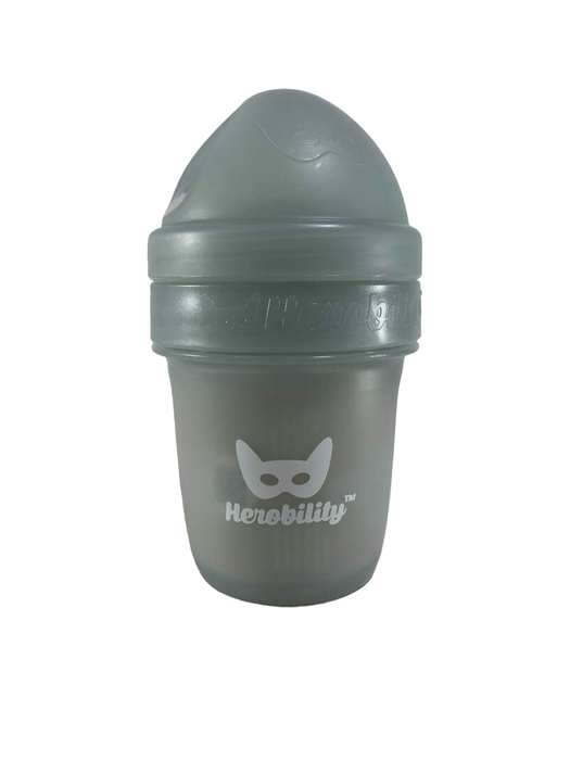 Shop Herobility Wide-Neck Baby Bottle, Gray, 0+ month, 1 Count at Goodbuygears
