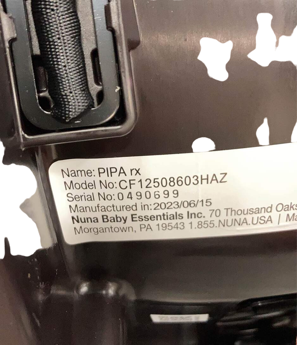 Shop Nuna PIPA rx Infant Car Seat with RELX Base, 2023, Hazelwood at Goodbuygears