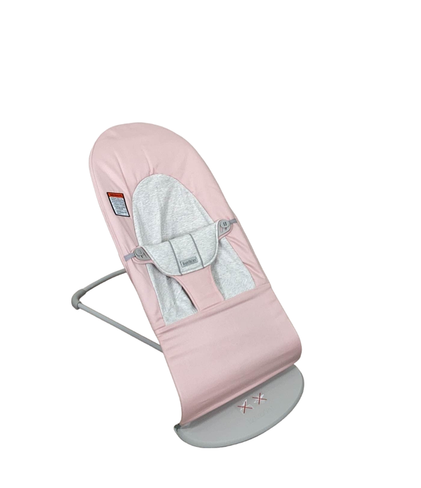 Shop BabyBjorn Bouncer Balance Soft, Light Gray Frame, Light Pink/Gray at Goodbuygears