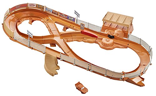 used Disney Pixar Cars 3 Thunder Hollow Cross-Cross Track Set