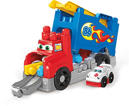 Mega Bloks First Builders Build & Race Rig Construction Set