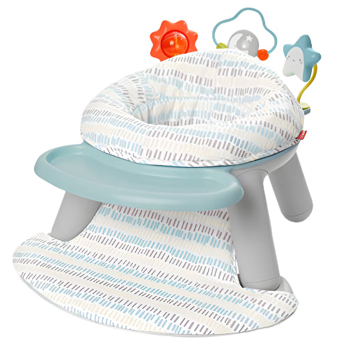 Skip Hop 2-in-1 Activity Floor Seat, Silver Lining Cloud
